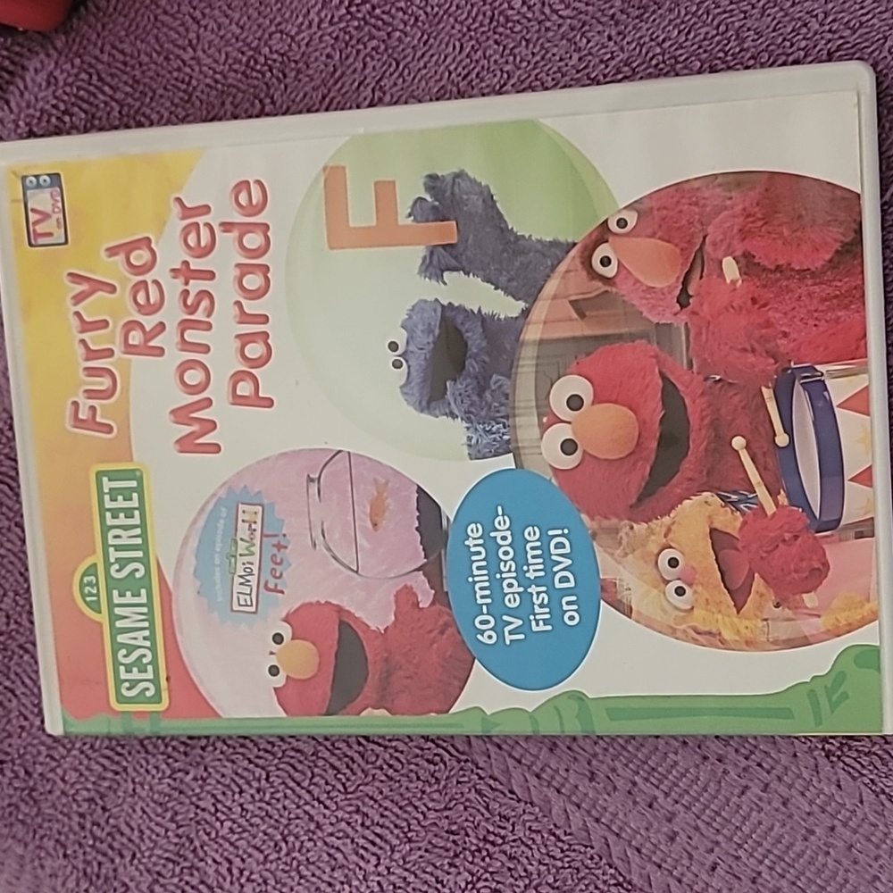 Seasme Street Furry Red Monster Parade DVD